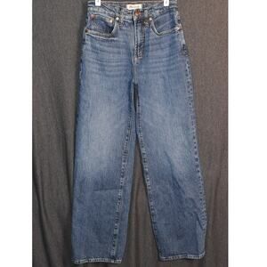 Madewell Women's 25 (25x28 actual) Wide Leg Perfect Vintage Denim Jeans
